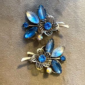 Vintage clip on earrings